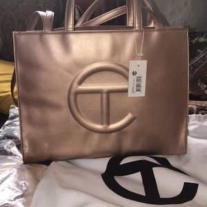 TELFAR Medium Copper Shopping Bag